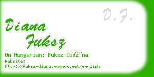 diana fuksz business card